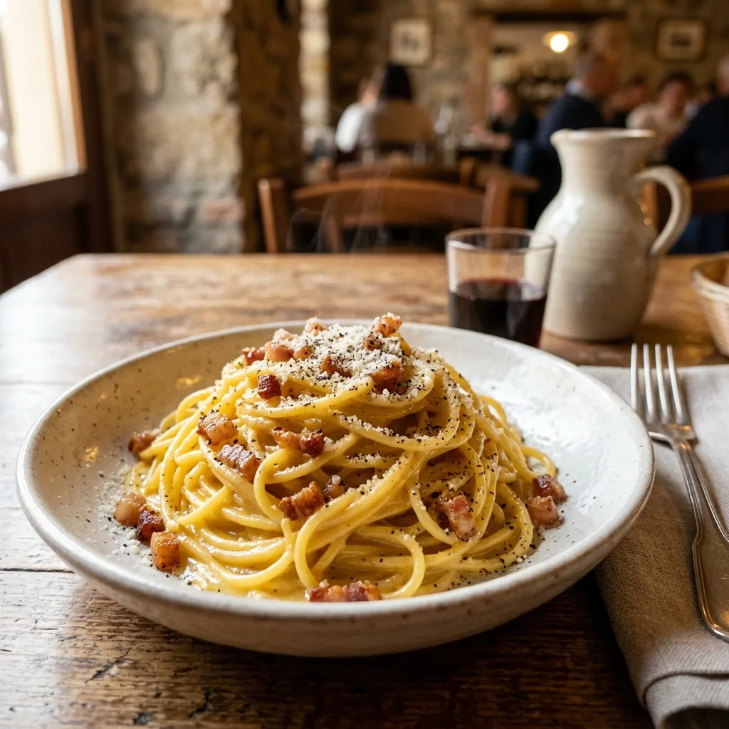 Espaguetis a la Carbonara (Auténtica receta italiana)