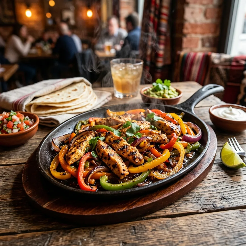 Auténticas Fajitas de Pollo Mexicanas