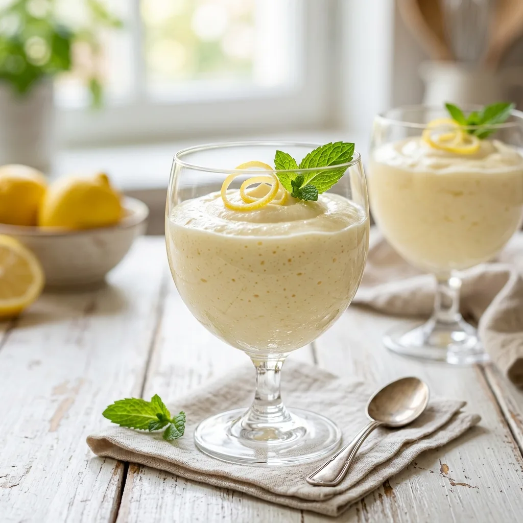 Mousse de Limón Rápida