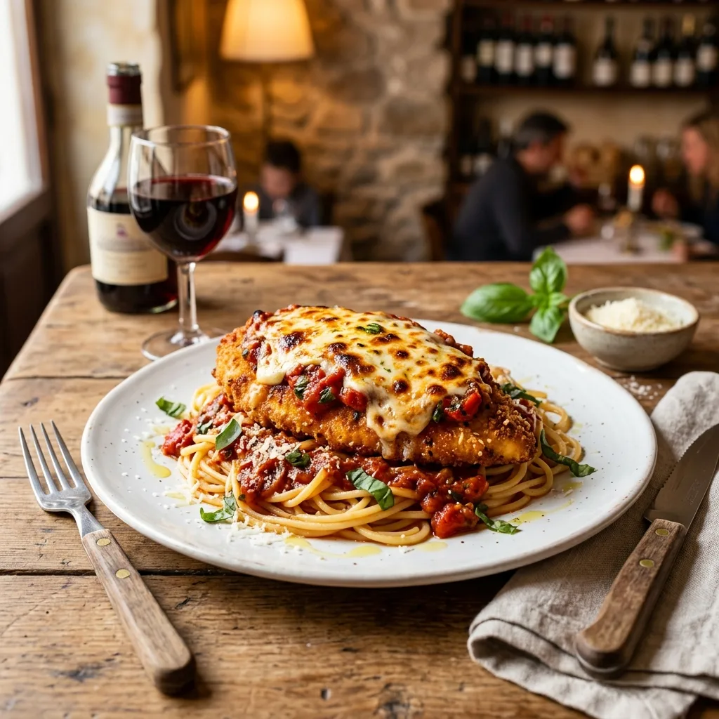 Pollo a la Parmesana Crujiente