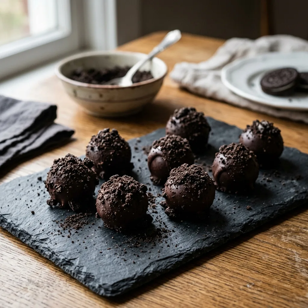 Trufas de Galleta Oreo